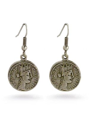Roman Coin Earrings