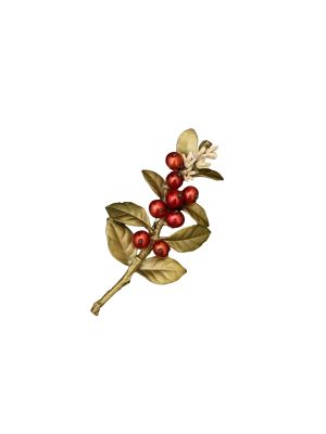 Unroasted Coffee Bean Brooch
